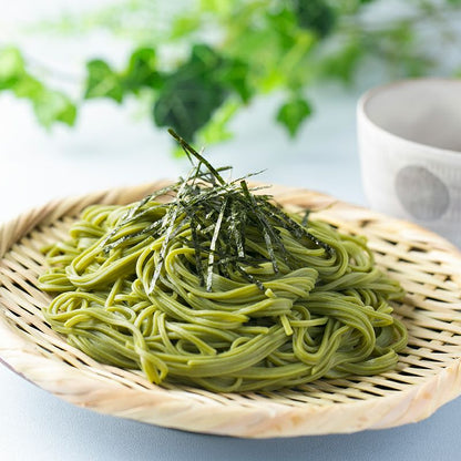 Japanese Matcha Buckwheat Noodles