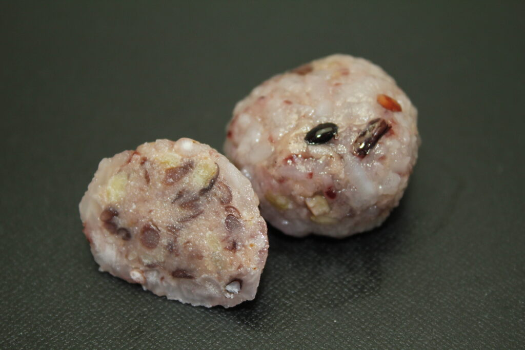 Multi-Grain Ohagi Mochi With Walnuts
