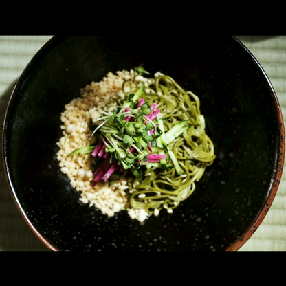 Japanese Matcha Buckwheat Noodles
