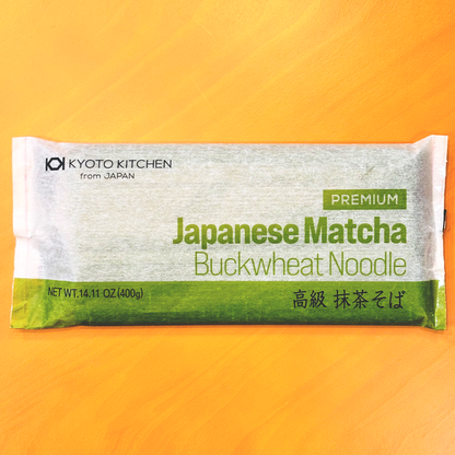 Japanese Matcha Buckwheat Noodles