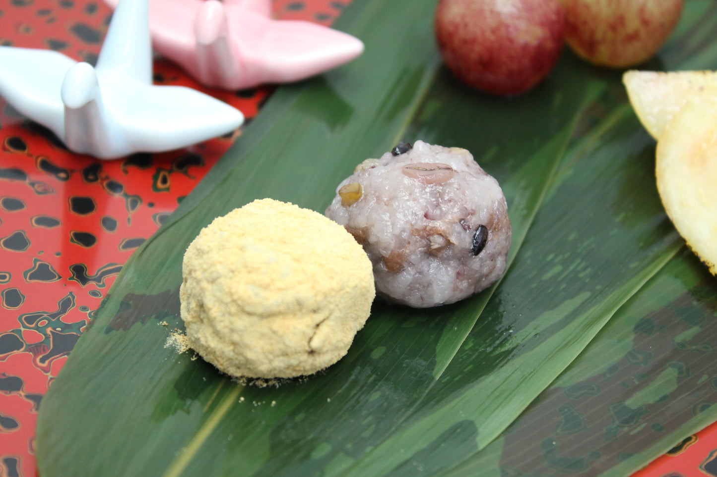 Multi-Grain Ohagi Mochi With Walnuts