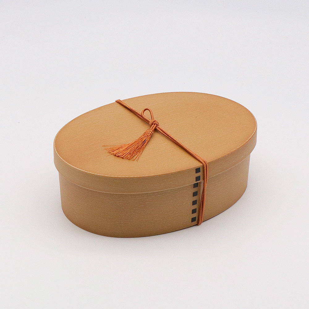 Mitani Antibacterial Oval Japanese Bento Box